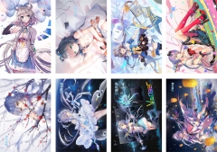 8PCS/SET 42*29CM Vocaloid Cartoon Anime Paper Poster