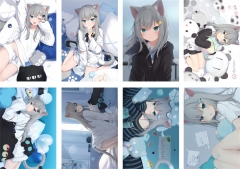 8PCS/SET 42*29CM Ore No Imouto Ga Konnani Kawaii Nekoha Shizuku Cartoon Anime Paper Poster