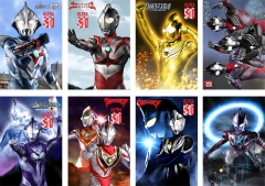 8PCS/SET 42*29CM Ultraman Cartoon Anime Paper Poster