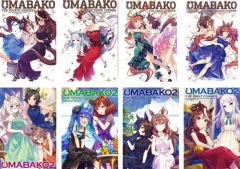 8PCS/SET 42*29CM Umamusume: Pretty Derby Cartoon Anime Paper Poster