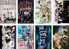 8PCS/SET 42*29CM K-POP Stray Kids Paper Poster