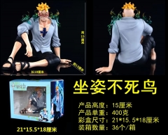 海贼王坐姿马尔科不死鸟手办