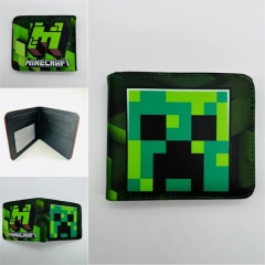 Minecraft Cartoon Character Cosplay Cute Anime Wallet