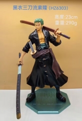 23CM One Piece Cartoon Roronoa Zoro Anime PVC Figure Toy (Opp Bag)