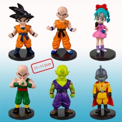 6PCS/SET 11~11.5CM Dragon Ball Z Anime PVC Figure Set