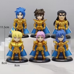 11.5CM 6PCS/SET Saint Seiya Anime PVC Figure Toy (Opp Bag)