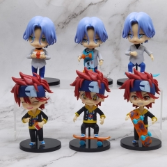 11CM 6PCS/SET SK8 the Infinity/SK∞ Anime PVC Figure Toy (Opp Bag)
