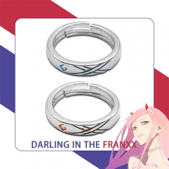 动漫国家队002铜制戒指 DARLING IN THZ FRANXX 周边指环