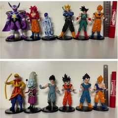 6 Styles 14cm Dragon Ball Z Goku Anime PVC Action Figure Set
