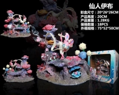 寵物小精靈寶可夢仙人伊布GK盒裝手辦高20cm重量1.28kg彩盒尺寸20X26X26cm外箱规格75X52X50cm装箱数量一箱18个