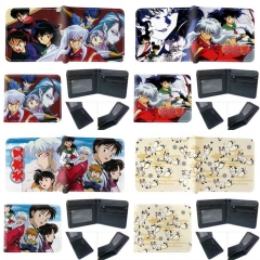 4 Styles Inuyasha Cartoon Anime Fold Wallet