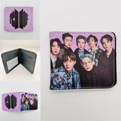 K-POP BTS Bulletproof Boy Scouts Cartoon Character Cosplay Cute Anime Wallet
