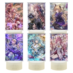 原神女角色 亚克力 3D 大夜灯