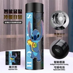 （带电）史迪仔，星际宝贝  智能感温 黑色保温杯