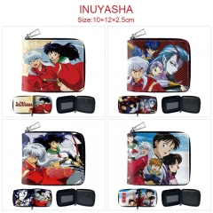 5 Styles Inuyasha Cartoon Anime Short Zipper Wallet
