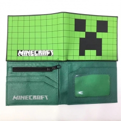 Minecraft Coin Purse Anime PVC Wallet
