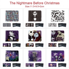 9 Styles The Nightmare Before Christmas Cartoon Anime Fold Wallet