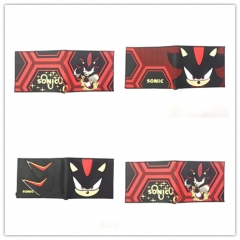 3 Styles Sonic the Hedgehog Coin Purse Anime PVC Wallet