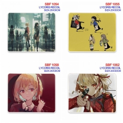 (25*30*0.3cm) 14 Styles Lycoris Recoil Cartoon Anime Mouse Pad