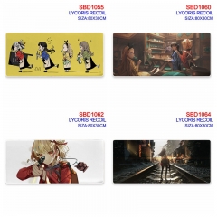 (30*80*0.3cm) 14 Styles Lycoris Recoil Cartoon Anime Mouse Pad