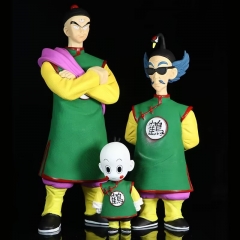三个一套七龙珠 鹤仙人，天津饭，饺子 （可换头）公仔手办