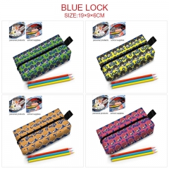 7 Styles Blue Lock Cartoon Anime Zipper Makeup Bag