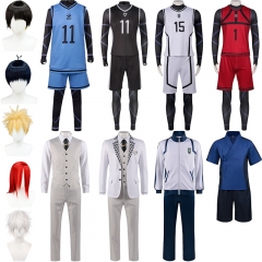 20 Styles Blue Lock Character Cosplay For Party Cartoon Anime Costume Set
