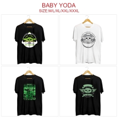 5 Styles 2 Color Star War Grogu Cartoon Anime T-shirt