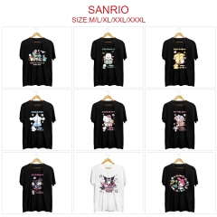 9 Styles 2 Color Sanrio Cartoon Anime T-shirt