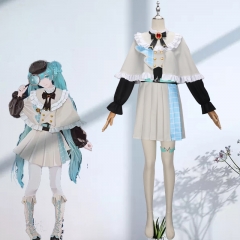 初音未来cos服 少女侦探miku小侦探 斗篷装cosplay服装女现货