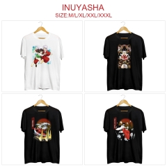 6 Styles 2 Color Inuyasha Cartoon Anime T-shirt
