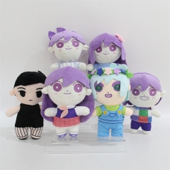 6款 黑发小人 omori plush cowboy bebop plush毛绒 20*12*8CM