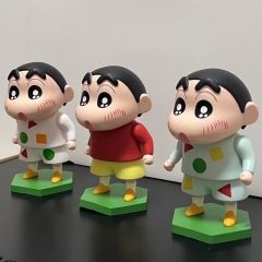 13CM 2 Styles Crayon Shin-chan Cartoon Collection PVC Anime Figure Toy
