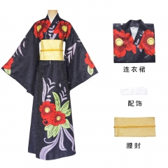 动漫鬼灭之刃角色cosplay服珠世小姐全套cos服动漫展表演服