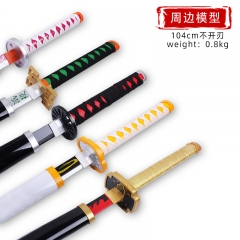 104CM 28 Styles Demon Slayer: Kimetsu no Yaiba Tomioka Giyuu Kamado Tanjirou Agatsuma Zenitsu Anime Wooden Sword