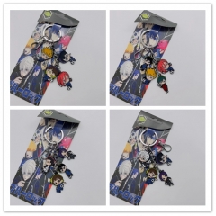 6 Styles Blue Lock Cartoon Anime Alloy Keychain