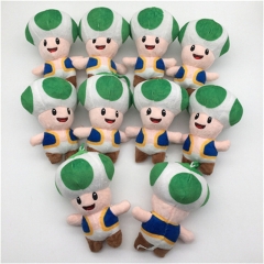 14CM 10PCS/SET 2 Styles Super Mario Bro Cosplay Character Anime Plush Toy Pendant