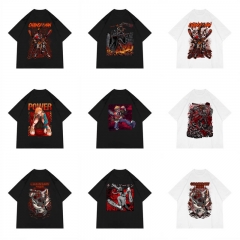 24 Styles Chainsaw Man Cartoon Pattern Anime T shirt