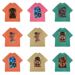 44款七龙珠动漫250克彩色洗水T恤-直喷工艺