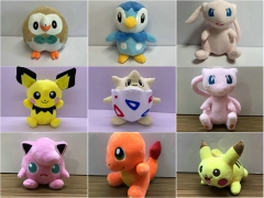 42 Styles 15CM Pokemon Pikachu Eevee Charmander Cartoon Anime Plush Toy Doll