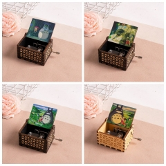 17 Styles My Neighbor Totoro Anime Wooden Music Box