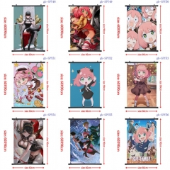 60*90CM 18 Styles SPY×FAMILY Wallscrolls Waterproof Cartoon Anime Wall Scroll