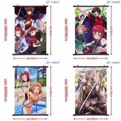 60*90CM 6 Styles Hataraku Maou-sama! Wallscrolls Waterproof Cartoon Anime Wall Scroll