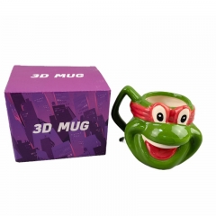 400ML Teenage Mutant Ninja Turtles Cartoon Anime Ceramic Cup 3D Mug