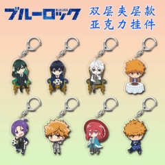 54 Styles Blue Lock Cute Cartoon Anime Keychain