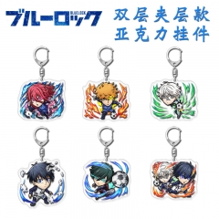 14 Styles Blue Lock Cute Cartoon Anime Keychain
