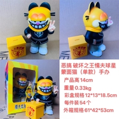 恶搞破坏之王懦夫救星蒙面猫(单款)手办高14cm重量0.33kg彩盒尺寸12X13X18.5cm装箱数量54个一箱外箱规格61X42X53cm LDH 一样