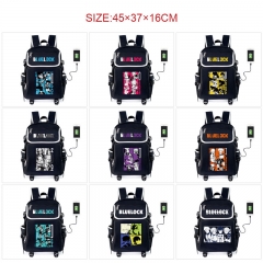 16 Styles Blue Lock Cartoon Anime Backpack Bag