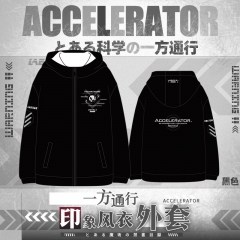 A Certain Magical Index Cartoon Zipper Hooded Anime Hoodie