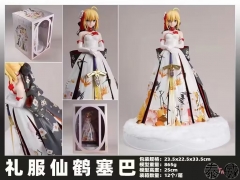 25CM Fate Stay Night Saber Anime PVC Figure Model Doll Toys
